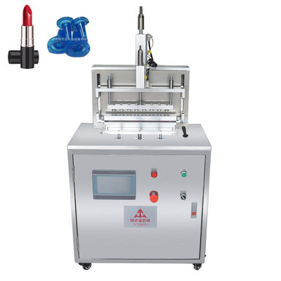 Línea de producción de lápiz labial completa - Máquina automática de liberación de lápiz labial con 8 agujeros de silicona completa