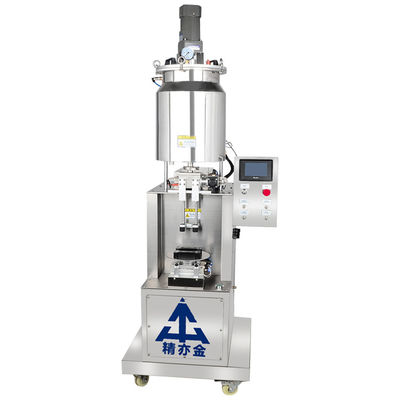 Máquina de llenado de tubos de brillo labial de 220V 50Hz de acero inoxidable de 2.3kw