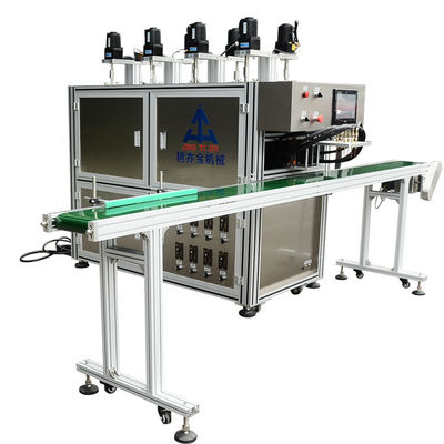 Máquina de llenado de crema cosmética de ocho colores 380V 50HZ máquina de embalaje de tornillo
