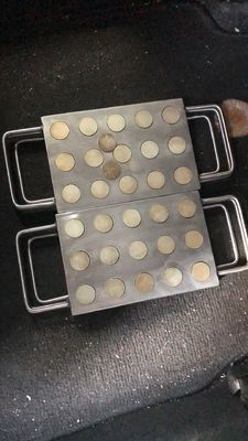 molde de aluminio para moldear en polvo seco