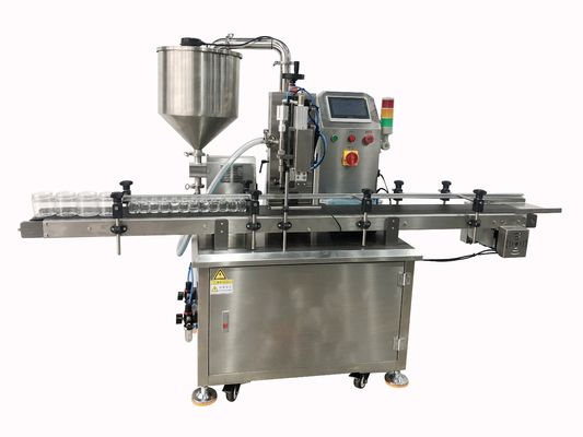 Máquina de llenado de líquido con bomba de engranaje servo de cabeza única totalmente automática