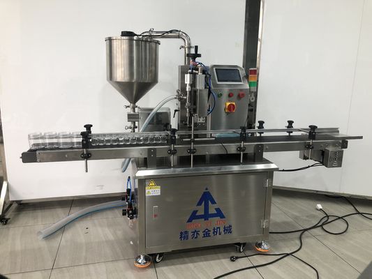 Máquina de llenado de líquido con bomba de engranaje servo de cabeza única totalmente automática