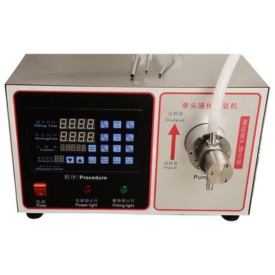 Máquina de llenado con bomba de engranajes semiautomática 1 ml-500 ml Volumen de llenado