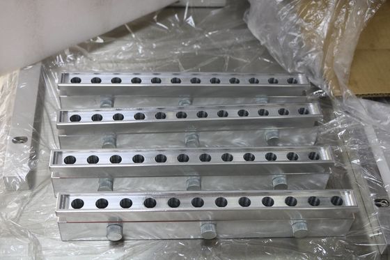 Molde para lápiz labial de aluminio de pico ordinario de 12 agujeros Logotipo personalizado