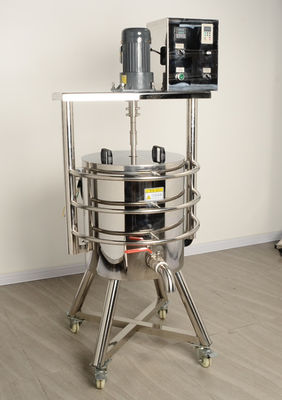 Calentamiento mezcla de lápiz labial tambor 70L lápiz labial agitar máquina de fusión