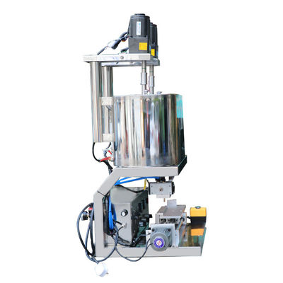 2.6KW Línea de producción de lápiz labial Máquina de llenado de lápiz labial de mármol doble color