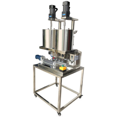 2.6KW Línea de producción de lápiz labial Máquina de llenado de lápiz labial de mármol doble color