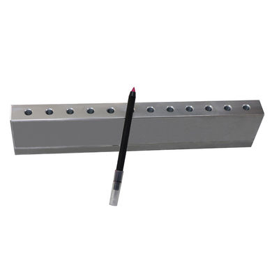 3-5 moldes por minuto Línea de producción de lápiz labial 12 agujeros Kit de molde de lápiz labial