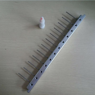 Línea de producción de lápiz labial de aleación de aluminio Diy Molde de lápiz labial 12 agujeros