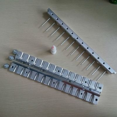 Línea de producción de lápiz labial de aleación de aluminio Diy Molde de lápiz labial 12 agujeros