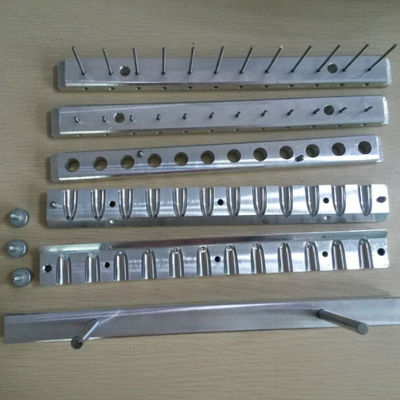 Línea de producción de lápiz labial de aleación de aluminio Diy Molde de lápiz labial 12 agujeros