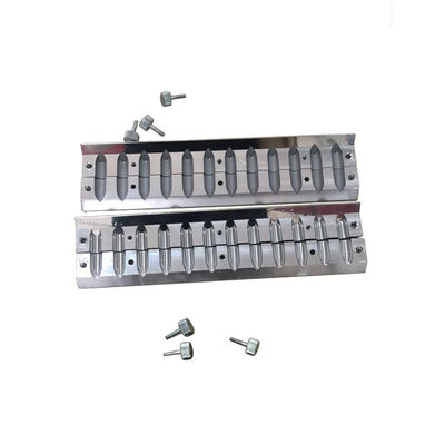 12 agujeros de limpieza de lápiz labial profesional molde de doble color