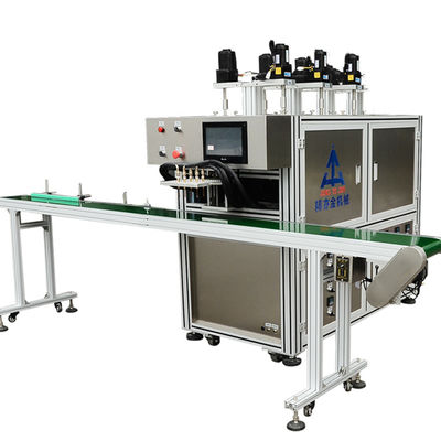 380V 50Hz 9.5KW máquina de llenado de crema cosmética con cinta transportadora