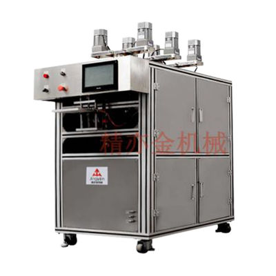 380V 50Hz 9.5KW máquina de llenado de crema cosmética con cinta transportadora