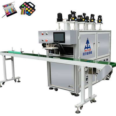 Máquina de llenado de ocho colores para brillo labial 380V 50Hz 13,8KW velocidad de llenado rápida