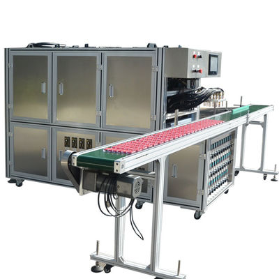Máquina de llenado de crema multicolor Máquina de llenado de quince colores con cinta transportadora