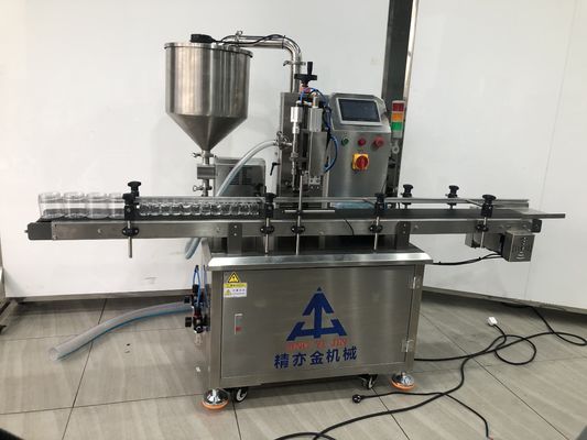 Máquina de llenado automática de servo de cabeza única, engranaje de la bomba 6000 botellas por hora