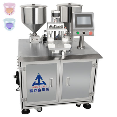 Máquina de llenado de cojines de aire de crema de BB de doble color 1020 pcs/h