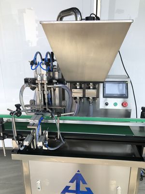 Máquina de llenado de base de maquillaje de doble cabeza Máquinas de llenado automatizadas ISO