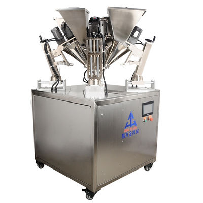 Máquina para hacer polvo cosmético 4 Máquina de llenado de polvo de color