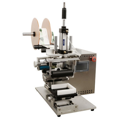 Máquina de etiquetado cosmético semiautomático para botellas planas 750*500*550MM