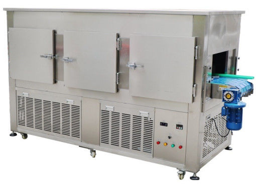 Máquina automática de llenado de crema cosmética de cinco carriles con túnel de congelación de circulación