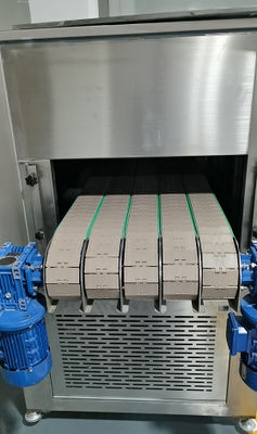 SUS304 Máquina de túnel de congelación de circulación de cinco carriles de línea de producción automática personalizada