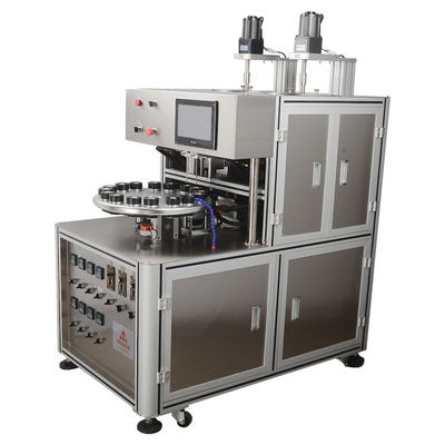 Máquina de llenado de crema cosmética de doble color, máquina de llenado de frascos de crema con motor de CA