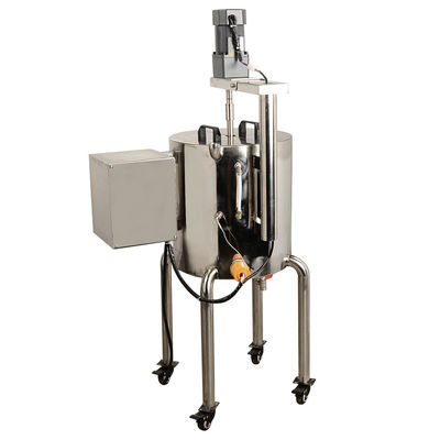 100 r/min Máquina de llenado caliente Material de lápiz labial Agitación y calefacción Cubo de acero inoxidable 30L