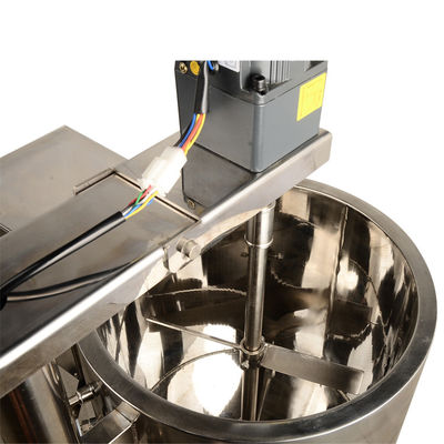 100 r/min Máquina de llenado caliente Material de lápiz labial Agitación y calefacción Cubo de acero inoxidable 30L