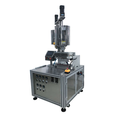 Línea de producción de lápiz labial 12 agujeros Máquina automática de llenado de lápiz labial de dos barriles