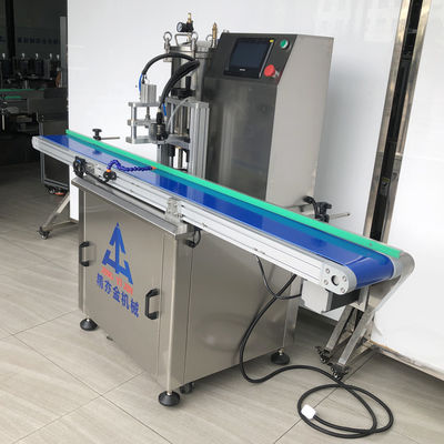 Máquina de llenado cuantitativo de esmalte de uñas y pegamento para esmalte de uñas con una sola cabeza
