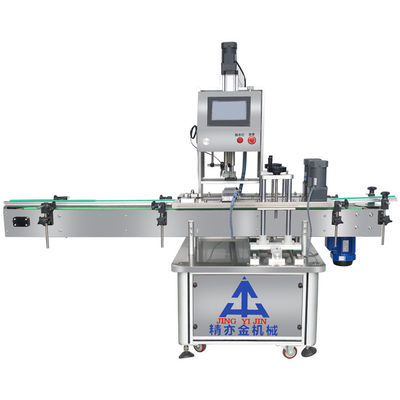 Servo automático Máquina de tapado de botellas de plástico de alta velocidad Máquina de tapado de servo automático completo 20-50 pcs / min