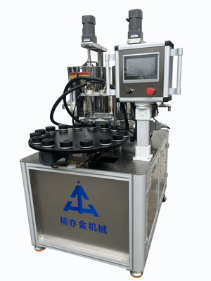 Máquina de llenado de crema para ojos cosméticos Máquina de llenado de frascos de crema de doble color con motor de CA
