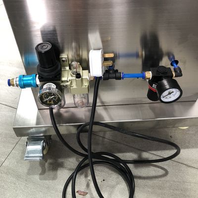 Máquina de llenado de hidrogel a presión vertical Mascara y Lipgloss para llenado cuantitativo