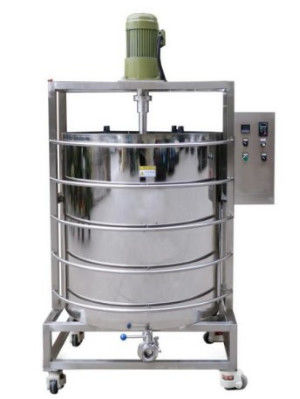 500L Material de lápiz labial Agitación y calefacción Cubo de acero inoxidable 500L Tambor