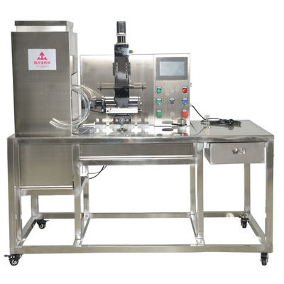 Máquina de llenado de productos con patrón multicolor