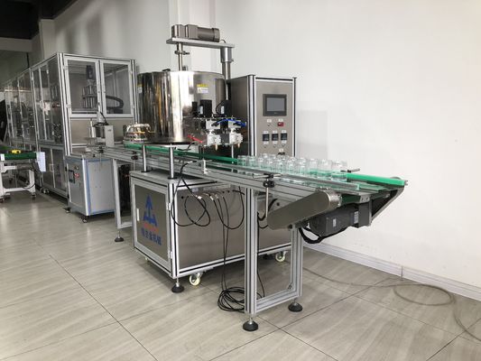 Máquina de llenado caliente de máscara de barro 80L de doble cabeza de engranaje de bomba de calefacción