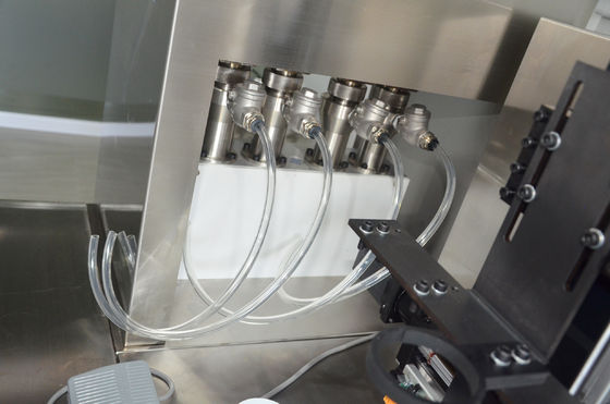 Máquina llenadora de crema aislante de bolas granulares de cuatro colores