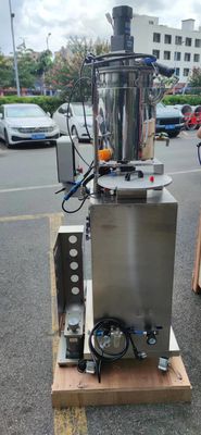 Máquina de llenado cuantitativo semiautomática de doble cabeza con doble cabeza