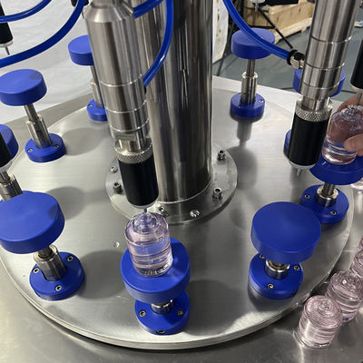 Máquina de llenado giratorio semiautomático de perfumes