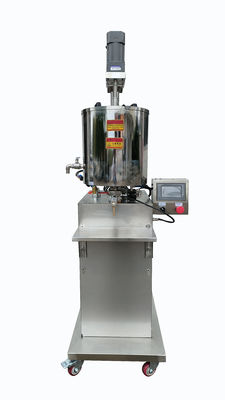 Máquina de llenado de crema cosmética de alta precisión con calefacción y control de temperatura digital