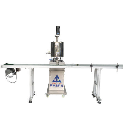 Máquina de llenado de crema de sombra de ojos de alta precisión con calefacción y control de temperatura digital